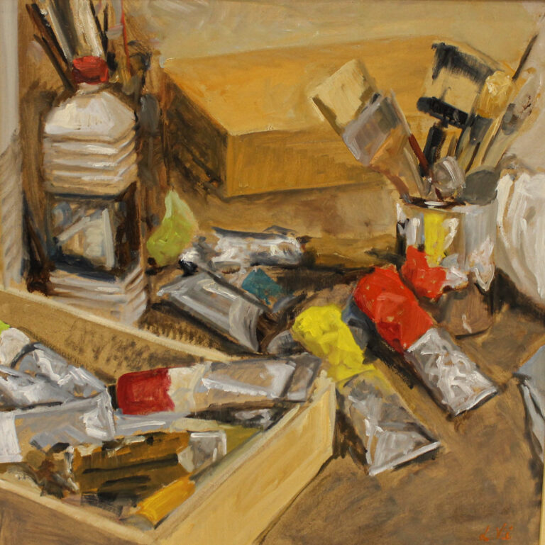 Grande pochade du peintre